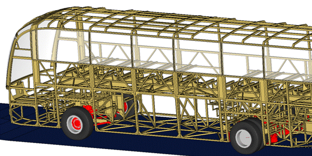 Fatigue evaluation of a welded railway bogie frame